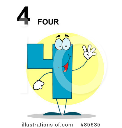 Number Four Clipart #85635 by Hit Toon