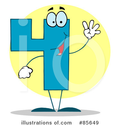 Royalty-Free (RF) Number Clipart Illustration by Hit Toon - Stock Sample #85649