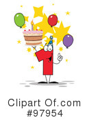 Number One Clipart #97954 by Hit Toon