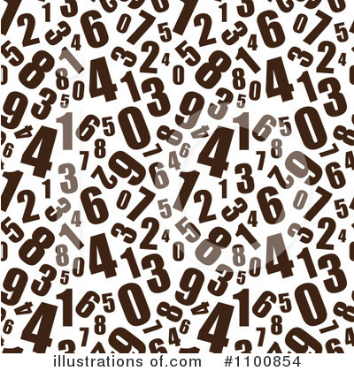 Royalty-Free (RF) Numbers Clipart Illustration by michaeltravers - Stock Sample #1100854