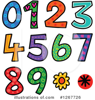 Royalty-Free (RF) Numbers Clipart Illustration by Prawny - Stock Sample #1267726