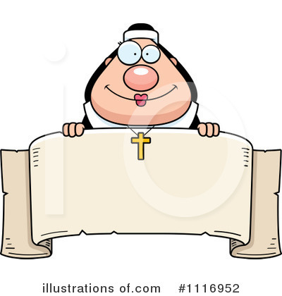Royalty-Free (RF) Nun Clipart Illustration by Cory Thoman - Stock Sample #1116952
