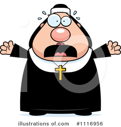 Royalty-Free (RF) Nun Clipart Illustration by Cory Thoman - Stock Sample #1116956