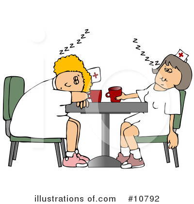 Royalty-Free (RF) Nurse Clipart Illustration by djart - Stock Sample #10792