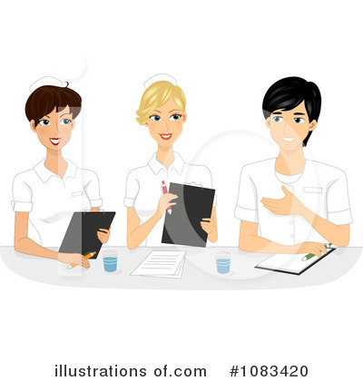 Royalty-Free (RF) Nurse Clipart Illustration by BNP Design Studio - Stock Sample #1083420