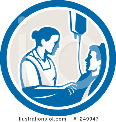 Royalty-Free (RF) Nurse Clipart Illustration by patrimonio - Stock Sample #1249947