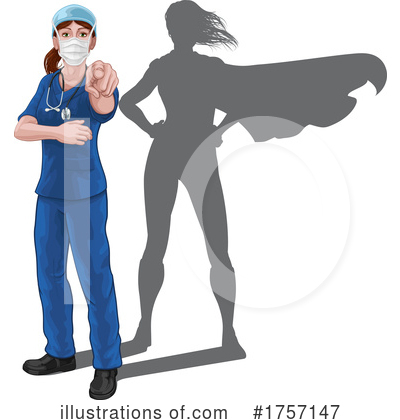 Royalty-Free (RF) Nurse Clipart Illustration by AtStockIllustration - Stock Sample #1757147