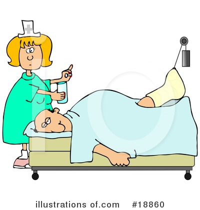 Royalty-Free (RF) Nurse Clipart Illustration by djart - Stock Sample #18860