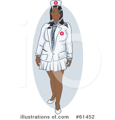 Royalty-Free (RF) Nurse Clipart Illustration by r formidable - Stock Sample #61452