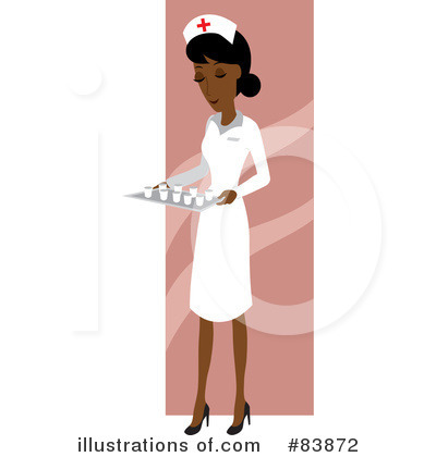 Royalty-Free (RF) Nurse Clipart Illustration by Rosie Piter - Stock Sample #83872