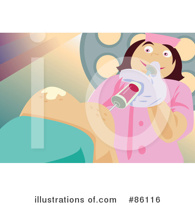 Royalty-Free (RF) Nurse Clipart Illustration by mayawizard101 - Stock Sample #86116