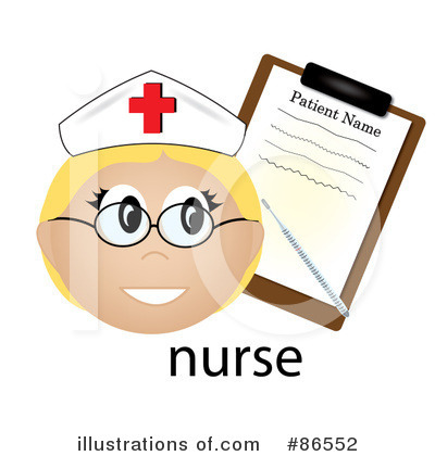 Royalty-Free (RF) Nurse Clipart Illustration by Pams Clipart - Stock Sample #86552