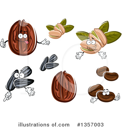 Royalty-Free (RF) Nut Clipart Illustration by Vector Tradition SM - Stock Sample #1357003