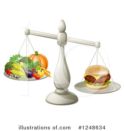 Burger Clipart #1248634 by AtStockIllustration