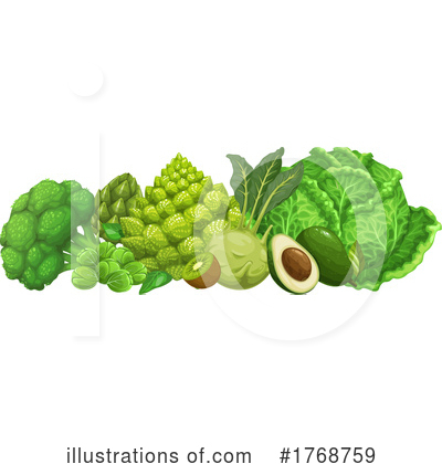 Vegetables Clipart #1768759 by Vector Tradition SM