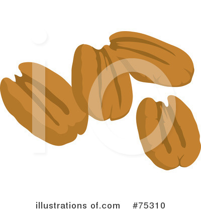 Royalty-Free (RF) Nuts Clipart Illustration by Rosie Piter - Stock Sample #75310