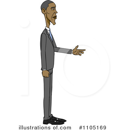 Obama Clipart #1105169 by Cartoon Solutions