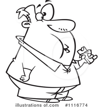 Obesity Clipart #1116774 by toonaday