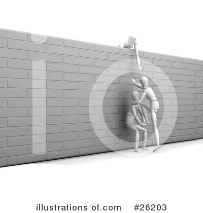 Royalty-Free (RF) Obstacle Clipart Illustration by KJ Pargeter - Stock Sample #26203