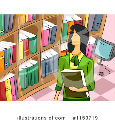 Librarian Clipart #1150719 by BNP Design Studio