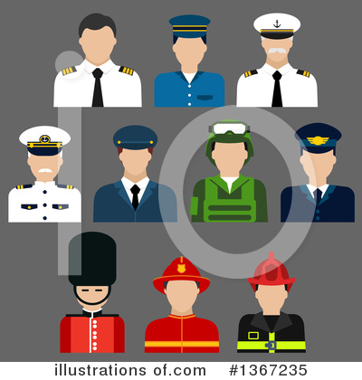 Captain Clipart #1367235 by Vector Tradition SM