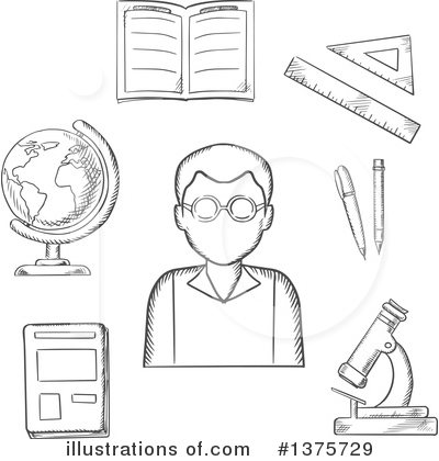 Teacher Clipart #1375729 by Vector Tradition SM