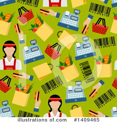 Cashier Clipart #1409465 by Vector Tradition SM