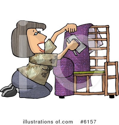Upholstery Clipart #6157 by djart