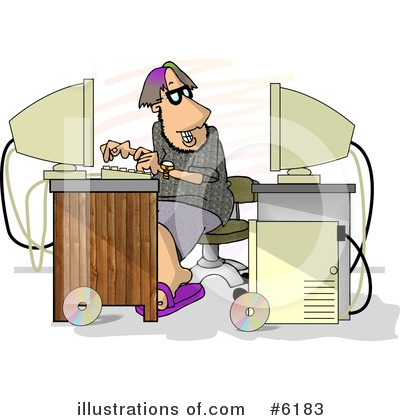 Typing Clipart #6183 by djart