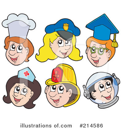 Royalty-Free (RF) Occupations Clipart Illustration by visekart - Stock Sample #214586
