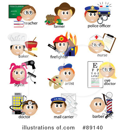 Royalty-Free (RF) Occupations Clipart Illustration by Pams Clipart - Stock Sample #89140