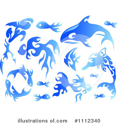 Killer Whale Clipart #1112340 by BNP Design Studio