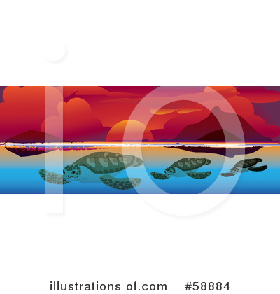 Ocean Scene Clipart #58884 by kaycee