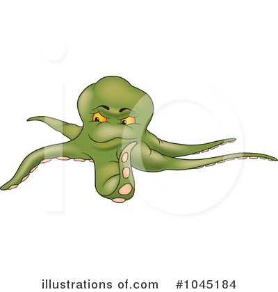 Royalty-Free (RF) Octopus Clipart Illustration by dero - Stock Sample #1045184