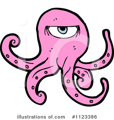 Royalty-Free (RF) Octopus Clipart Illustration by lineartestpilot - Stock Sample #1123386