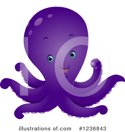 Royalty-Free (RF) Octopus Clipart Illustration by BNP Design Studio - Stock Sample #1236843