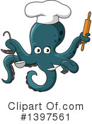 Octopus Clipart #1397561 by Vector Tradition SM