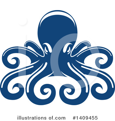 Octopus Clipart #1409455 by Vector Tradition SM