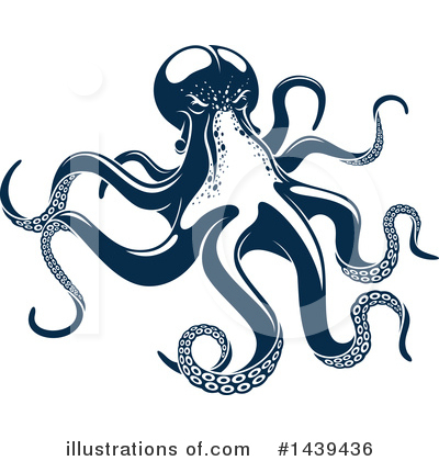 Octopus Clipart #1439436 by Vector Tradition SM
