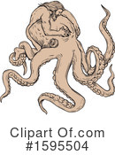 Octopus Clipart #1595504 by patrimonio