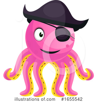 Royalty-Free (RF) Octopus Clipart Illustration by Morphart Creations - Stock Sample #1655542