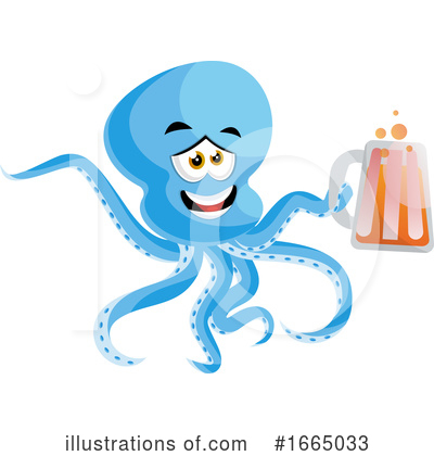 Royalty-Free (RF) Octopus Clipart Illustration by Morphart Creations - Stock Sample #1665033