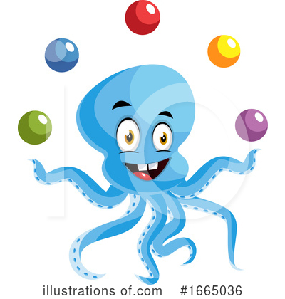 Royalty-Free (RF) Octopus Clipart Illustration by Morphart Creations - Stock Sample #1665036