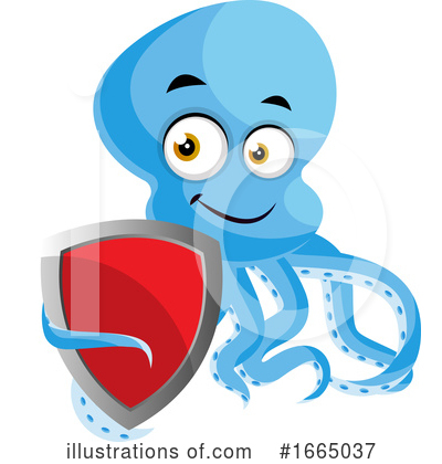 Royalty-Free (RF) Octopus Clipart Illustration by Morphart Creations - Stock Sample #1665037
