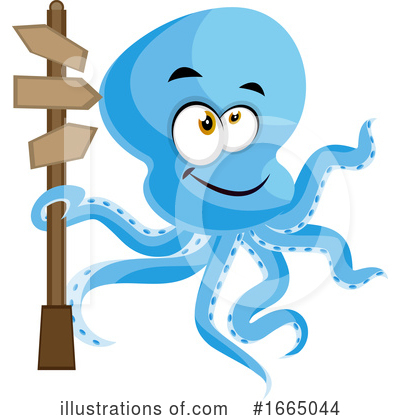 Royalty-Free (RF) Octopus Clipart Illustration by Morphart Creations - Stock Sample #1665044