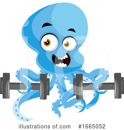 Royalty-Free (RF) Octopus Clipart Illustration by Morphart Creations - Stock Sample #1665052