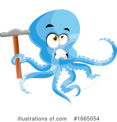 Royalty-Free (RF) Octopus Clipart Illustration by Morphart Creations - Stock Sample #1665054