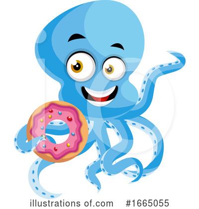 Royalty-Free (RF) Octopus Clipart Illustration by Morphart Creations - Stock Sample #1665055