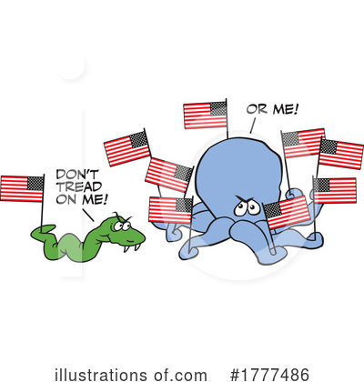 Octopus Clipart #1777486 by Johnny Sajem
