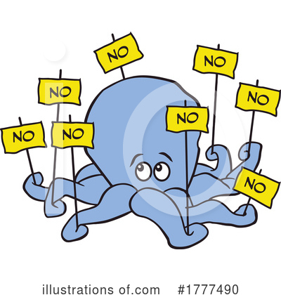 Royalty-Free (RF) Octopus Clipart Illustration by Johnny Sajem - Stock Sample #1777490